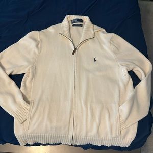 Men’s Polo Ralph Lauren Full Zip Knit Sweater size L.